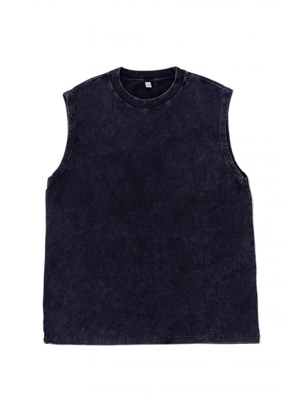 230g Cotton MAGA Printed Wash Old Sleeveless T-shirt