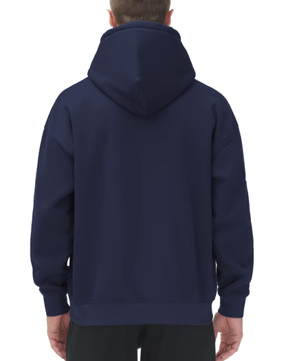 Men's Fleece Pullover Hoodie Loose Fit Ultra Soft