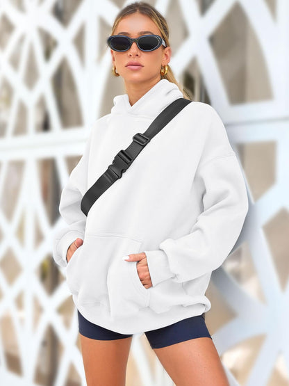 Womens Oversized Sweatshirts Fleece Hoodies Long Sleeve Shirts