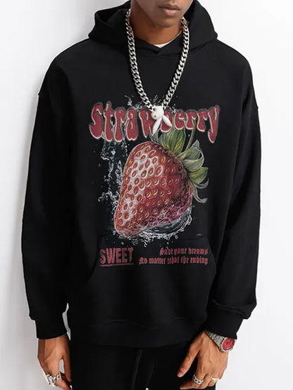360g Strawberry Wash Old Cotton Hoodie