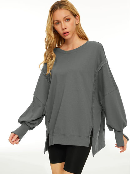 Womens Oversized Sweatshirts Hoodies Crewneck Shirts Fall Outfits