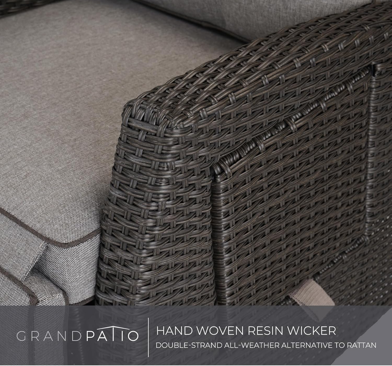 Outdoor Recliner Chair Patio 150° Lay Flat Recliner