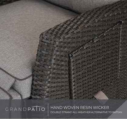 Outdoor Recliner Chair Patio 150° Lay Flat Recliner