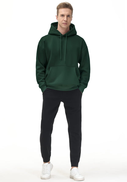 Men's Fleece Pullover Hoodie Loose Fit Ultra Soft