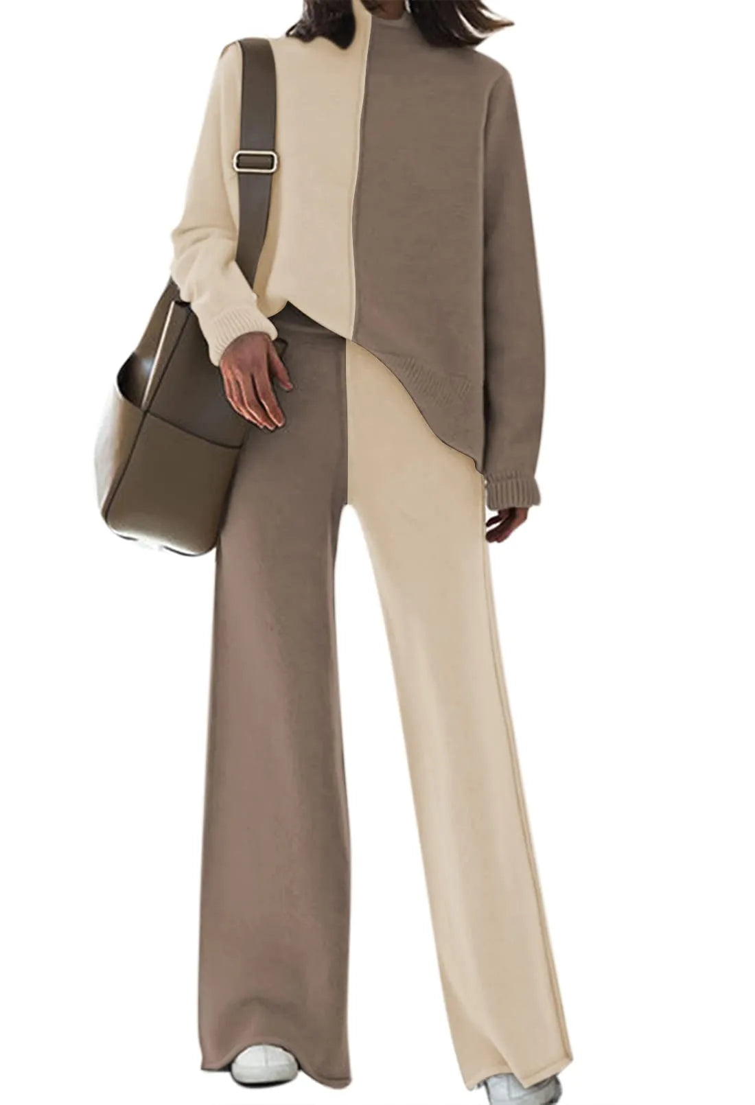 Womens 2 Piece Outfit Set Long Sleeve