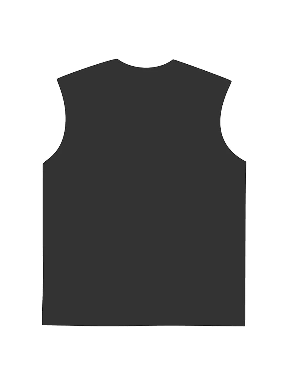 230g Cotton NYC Printed Wash Old Sleeveless T-shirt
