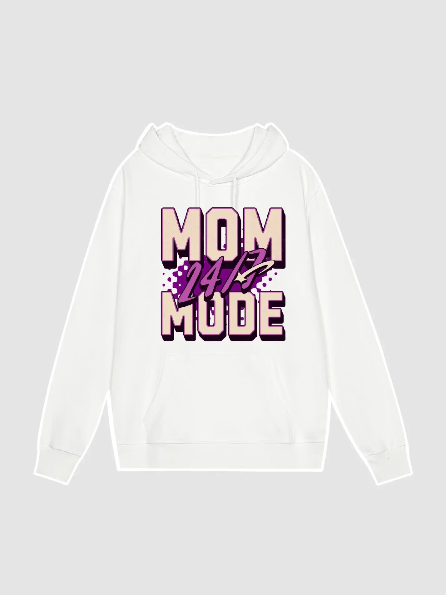 Mom Mood Graphic Hoodie