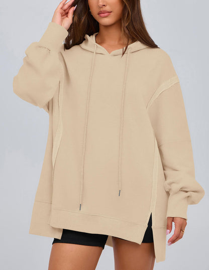 Womens Oversized Hoodie 2025 Spring Sweatshirt Long Sleeve