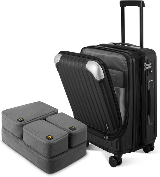 Luggage Airline Approved 20 Inch Expandable Hard Sided Luggages
