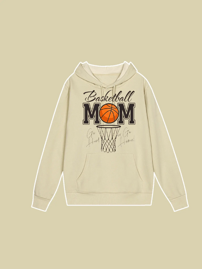 Basketball Mom Graphic Hoodie