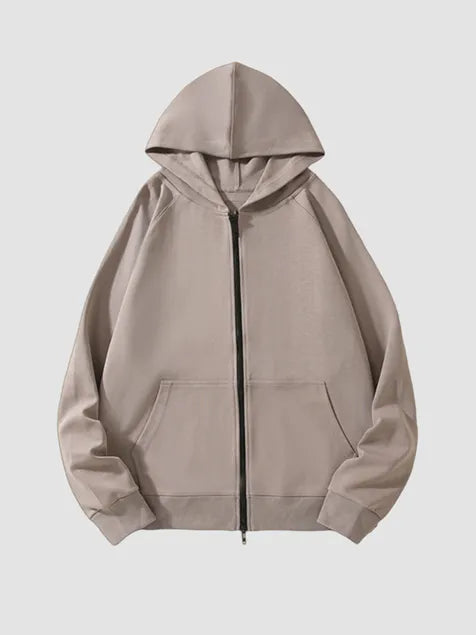 400g Cotton Zip-up Hoodie