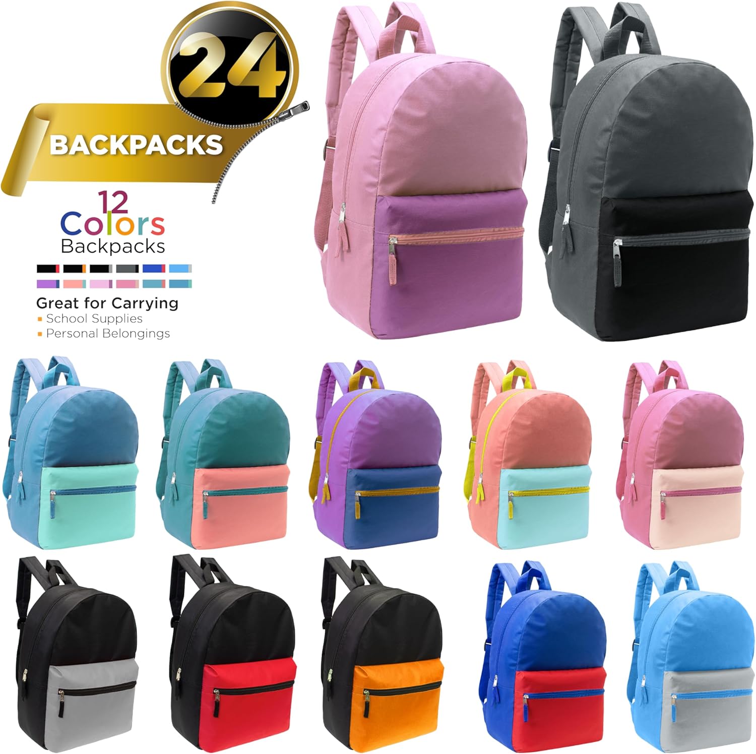 17" School Backpacks for Kids
