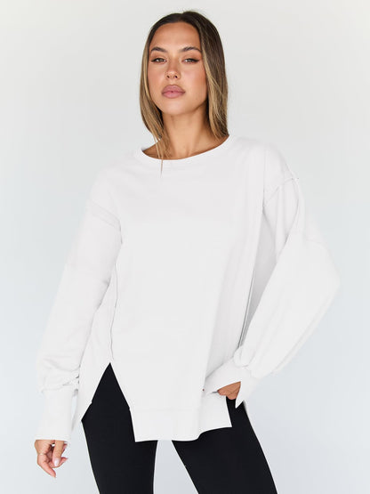 Womens Oversized Sweatshirts Hoodies Crewneck Shirts Fall Outfits
