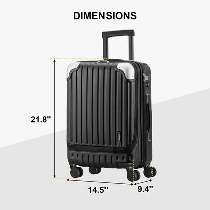Luggage Airline Approved 20 Inch Expandable Hard Sided Luggages