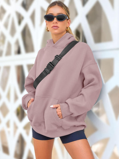 Womens Oversized Sweatshirts Fleece Hoodies Long Sleeve Shirts