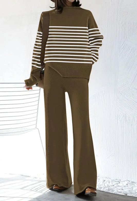 Womens 2 Piece Outfit Set Long Sleeve