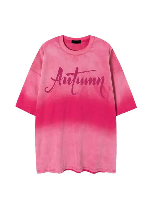 Women's Autumn Letter Graphic Tee